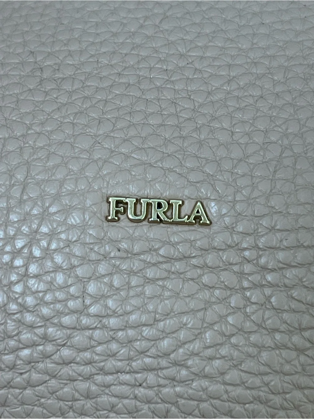 Authentic Furla Rialto Pebbled Leather Hobo Bag - Woven Handle in Powder Pink